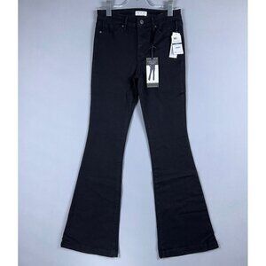 Sofia Vergara Melisa Flare Jeans Womens Size 2 Mid Rise Denim Stretch Black